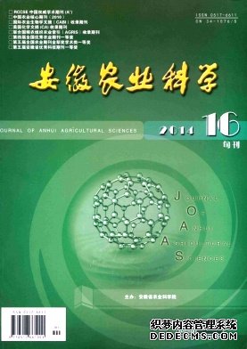 安徽農(nóng)業(yè)科學(xué)論文發(fā)表指導(dǎo)