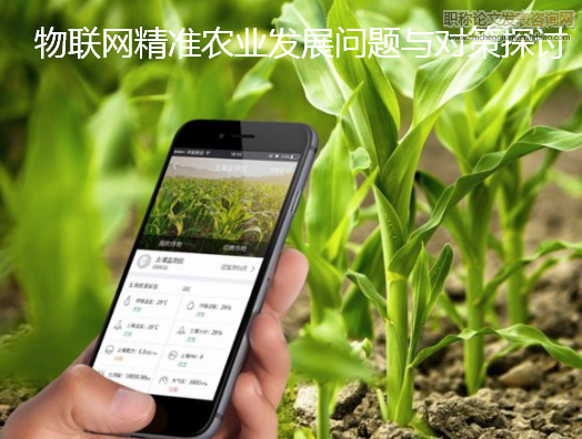 物聯網精準農業發展問題與對策探討