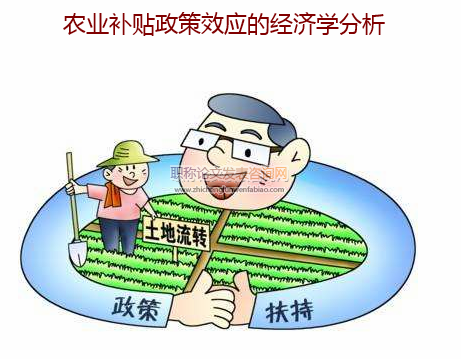 農業補貼政策效應的經濟學分析