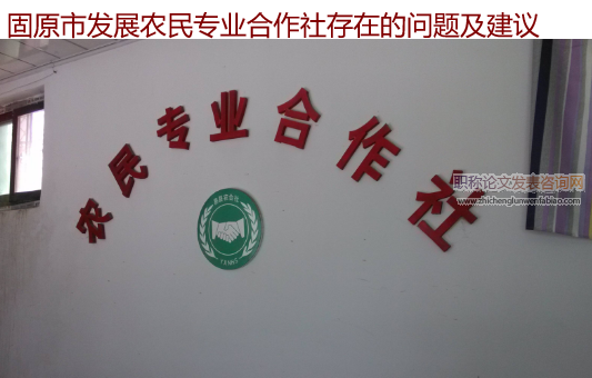 固原市發展農民專業合作社存在的問題及建議
