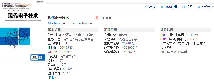 現代電子技術期刊投稿要求